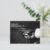 Enemy Armada Post Card - David Henry Black Postkarte (Stehend Vorderseite)