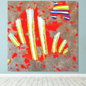 Enengy Code o2324 - canvas print Leinwanddruck (Insitu (Holzboden))