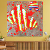 Enengy Code o2324 - canvas print Leinwanddruck (Insitu (Wohnzimmer))