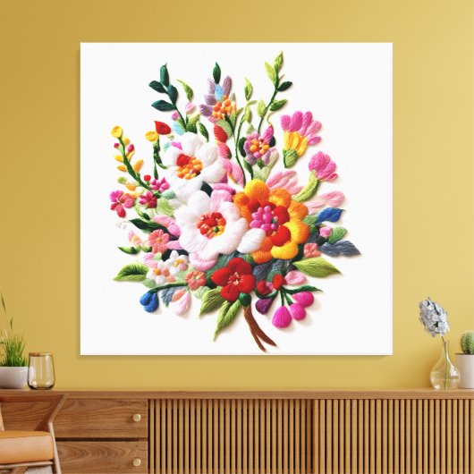 Energetic Bloom Wall Décor Sacred Geometry Art Leinwanddruck (Insitu (Wohnzimmer))