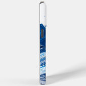 Energetic Blue für Sportfans Case-Mate iPhone Hülle (Rückseite / Rechts)