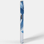 Energetic Blue für Sportfans Case-Mate iPhone Hülle (Rückseite / Rechts)