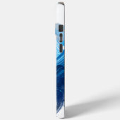 Energetic Blue für Sportfans Case-Mate iPhone Hülle (Rückseite / Links)