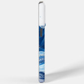 Energetic Blue für Sportfans Case-Mate iPhone Hülle (Rückseite / Rechts)