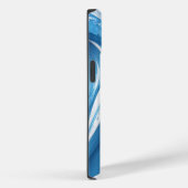 Energetic Blue für Sportfans Case-Mate iPhone Hülle (Rückseite / Rechts)