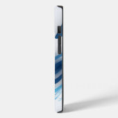 Energetic Blue für Sportfans Case-Mate iPhone Hülle (Rückseite / Links)