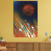 Energetic Bold Light Planetary Leinwanddruck (Insitu (Wohnzimmer))