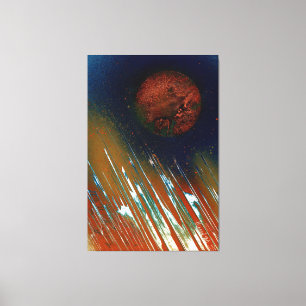 Energetic Bold Light Planetary Leinwanddruck