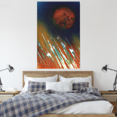 Energetic Bold Light Planetary Leinwanddruck (Insitu (Schlafzimmer))