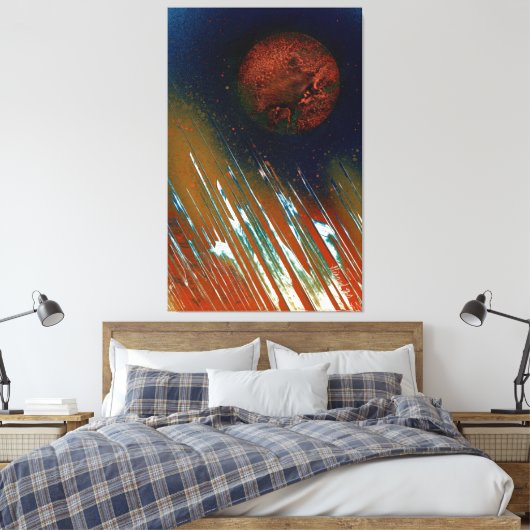 Energetic Bold Light Planetary Leinwanddruck (Insitu (Schlafzimmer))