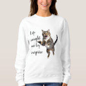 Energetic Cat Leap Sweatshirt (Vorderseite)