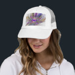 Energetic, Colorful Abstract Fractal Art Flower Truckerkappe<br><div class="desc">A multicolored powerful fantasy flower,
unique floral fractal art.
Design for your trucker hat and more.</div>