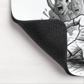 Energetic Football Goal Celebration Mouse Pad Mousepad (Ecke)
