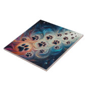 Energetisch gefärbter Hahnenpflaster Fliese (Seite)