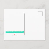 Energetische Bright Stripes Summer Party Einladung (Rückseite)