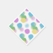 Energetische Candy Color Abstrakt Napkins Serviette (Ecke)