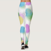 Energetische Candy Color Abstrakte Leggings (Rückseite)