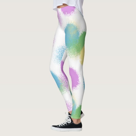 Energetische Candy Color Abstrakte Leggings (Links)