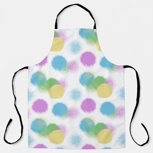 Energetische Candy Color Abstrakte Schürze (Vorderseite)