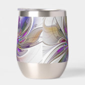 Energetische, farbenfrohe Abstrakte Fraktal Kunst (Rechts)