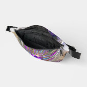 Energetische, farbenfrohe Abstrakte Fraktal Kunst  Bauchtasche (Offen)