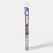 Energetische, farbenfrohe Abstrakte Fraktal Kunst Case-Mate iPhone Hülle (Rückseite / Links)