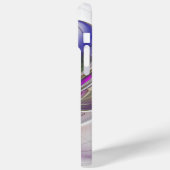 Energetische, farbenfrohe Abstrakte Fraktal Kunst Case-Mate iPhone Hülle (Rückseite / Links)