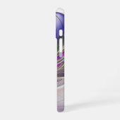 Energetische, farbenfrohe Abstrakte Fraktal Kunst  iPhone 16 Hülle (Linke Seite)