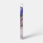 Energetische, farbenfrohe Abstrakte Fraktal Kunst Samsung Galaxy Hülle (Linke Seite)