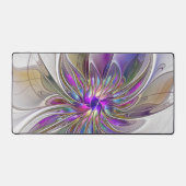 Energetische, farbenfrohe Abstrakte Fraktal Kunst  Schreibtischunterlage (Vorderseite)