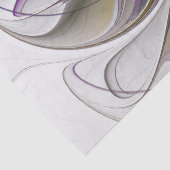 Energetische, farbenfrohe Abstrakte Fraktal Kunst  Seidenpapier (Detail)