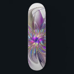 Energetische, farbenfrohe Abstrakte Fraktal Kunst  Skateboard<br><div class="desc">Eine bunte,  kraftvolle Fantasy-Blume,  einzigartige Blumenkunst,  Design für Ihr dekoratives,  ungewöhnliches Skateboard und vieles mehr.</div>