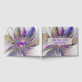 Energetische, farbige Blume des Abstrakten Fraktal Gästebuch (Voll)