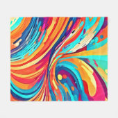 Energetische Harmonie Fleecedecke (Vorderseite (Horizontal))