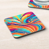 Energetische Harmonie Getränkeuntersetzer (Linke Seite)