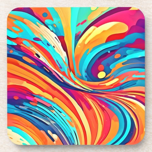 Energetische Harmonie Getränkeuntersetzer (Vorderseite)