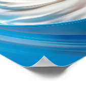 Energetische Nahrungsschale: Jogurt und Fruchtmues Poster (Ecke)