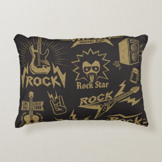 Energetische Rockmusik Dekokissen