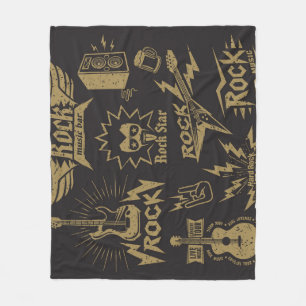 Energetische Rockmusik Fleecedecke