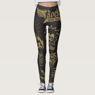 Energetische Rockmusik Leggings