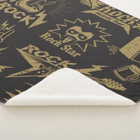 Energetische Rockmusik Sherpadecke (3/4)