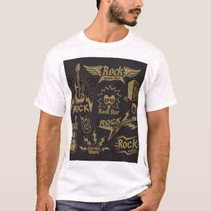 Energetische Rockmusik T-Shirt