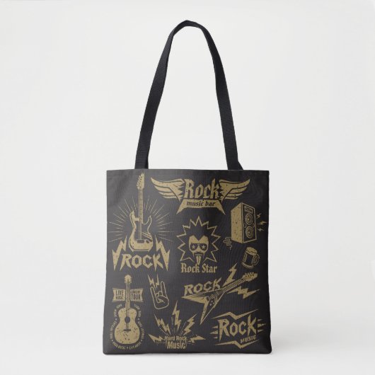 Energetische Rockmusik Tasche (Vorderseite)
