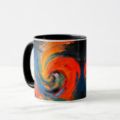 Energetische Spiralwirbel Tasse (Vorderseite Links)