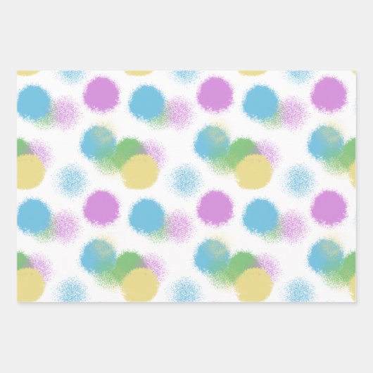 Energetisches Abstraktes Tapezierpapier Geschenkpapier Set (Vorderseite 2)