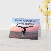 ENERGETISCHES GYMNNAST KARTE (Gelbe Blume)