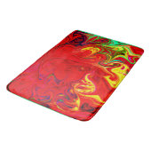 Energetisches Muster für die Farbbruchmuster Badematte (Schrägansicht)