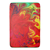 Energetisches Muster für die Farbbruchmuster Badematte (Vorderseite Vertikal)