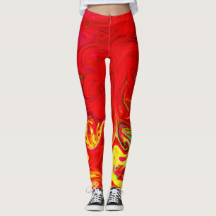 Energetisches Muster für die Farbbruchmuster Leggings