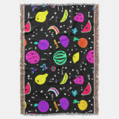 Energetisches Neon Frucht Dance Decke (Vorderseite Vertikal)